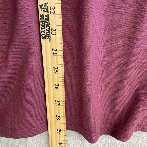 NEW Felina Women's L Long Sleeve Burgundy Knit Top Loose Fit - Picture 4 of 9